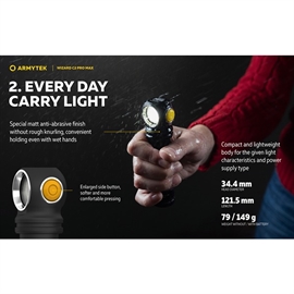 Armytek Wizard C2 Pro MAX Multi-Light, Warm Light